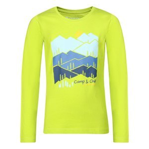 Children's T-shirt made of organic cotton ALPINE PRO ECCO lime green variant pa
