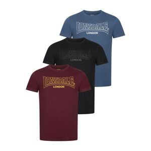 Lonsdale Men's t-shirt regular fit triple pack