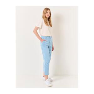 Jimmy Key Dusty Blue Regular Leg Pocket Gabardine Trousers