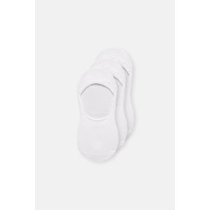 Dagi White Women's 3-Pack Invisible Socks