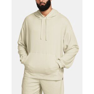 Under Armour Sweatshirt UA Rival Waffle Hoodie-BRN - Mens