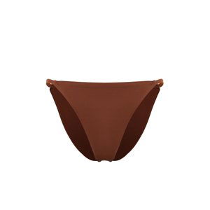 Trendyol Brown Piping Brazilian Bikini Bottom