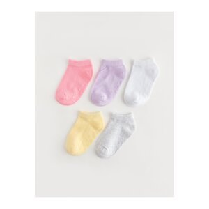 LC Waikiki Basic Baby Girl Booties Socks 5 Pack