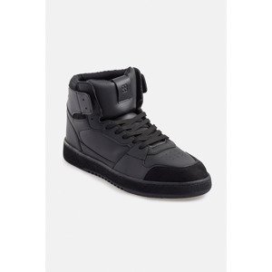 Avva Men's Black High-Ankle Flexible Sole Sneaker Shoes