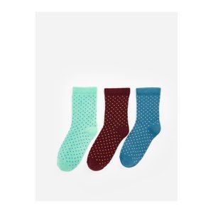 LC Waikiki 3-Piece Patterned Girls' Socks