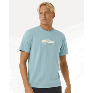 Rip Curl T-Shirt BIG MUMMA ICON TEE Blue/Grey