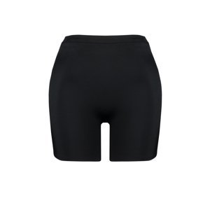 Trendyol Curve Black High Waist Knitted Firming Effect Bikini Bottom