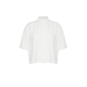 Trendyol Curve White Woven Shirt