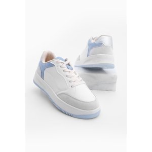 Marjin Women's Sneaker Laced Sneakers Ente Blue