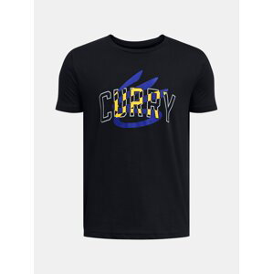 Under Armour T-Shirt Curry Logo Tee-BLK - Boys