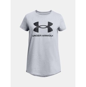 Under Armour T-Shirt UA G SPORTSTYLE LOGO SS-GRY - Girls