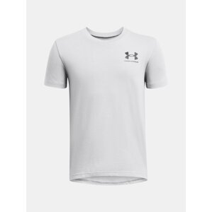 Under Armour T-Shirt UA B SPORTSTYLE LEFT CHEST SS-GRY - Boys