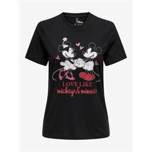 Black women's T-shirt ONLY Mickey - Women