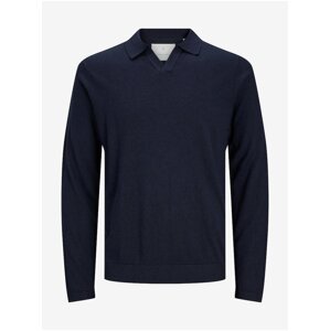 Men's Sweater Jack & Jones Cigor Dark Blue - Men