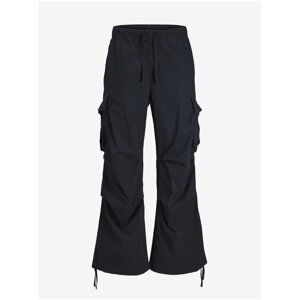 Black Men's Cargo Pants Jack & Jones Parachute - Men's