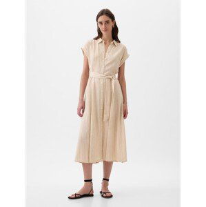 GAP Linen Shirt Midi Dress - Women's