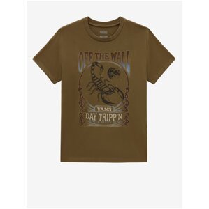 Women's brown T-shirt VANS Scorp Trip - Women