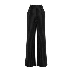 Trendyol Limited Edition Black Striped Woven Trousers