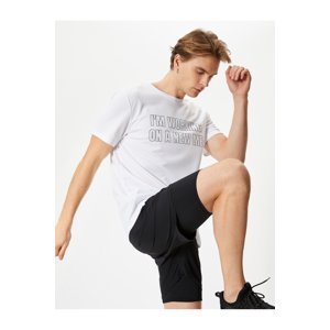 Koton Sports T-Shirt Motto Printed Crew Neck Short Sleeve