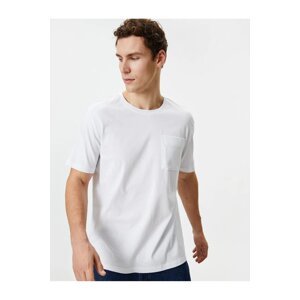 Koton Men's White T-Shirt - 4sam10228hk