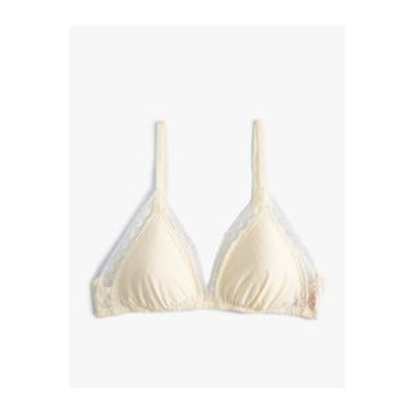 Koton Lace Non-Wide Bra Unfilled Covered