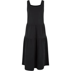 Girls' 7/8 Length Valance Summer Dress - Black