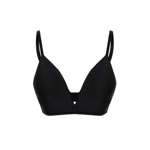 Trendyol Black Polyamide Covered Low-cut Knitted Bra