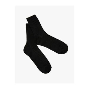 Koton Socket Socks Thick Textured Wool Blend