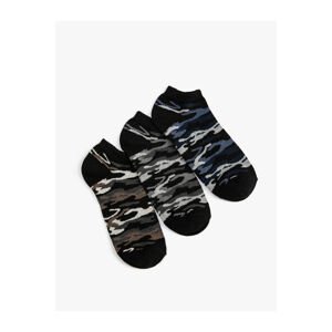 Koton 3-Piece Camouflage Socks Booties Multi Color