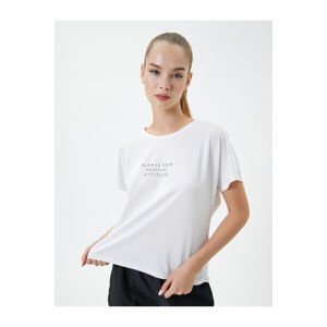 Koton Sports T-Shirt Short Sleeve Crew Neck Printed