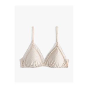 Koton Lace Non-Wide Bra Unfilled Covered