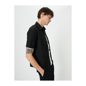 Koton Summer Shirt Short Sleeve Classic Collar Buttoned