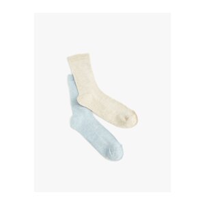 Koton Basic 2-Piece Socks Set Multicolored