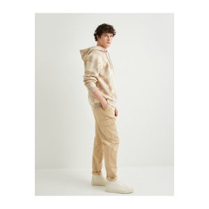 Koton Cargo Pocket Trousers with Lace Waist Cotton