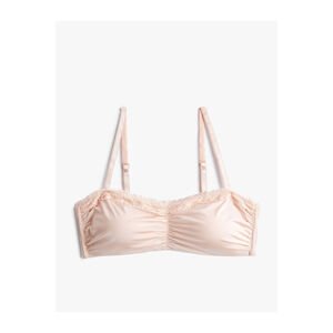 Koton Wireless Padded Bra Draped Ruched