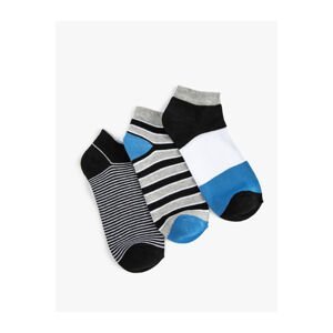 Koton Booties Socks Set Striped 3-Piece Multicolored