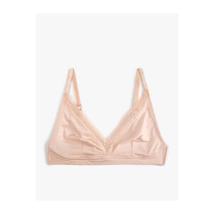 Koton Lace Bra Unfilled Capless Wireless