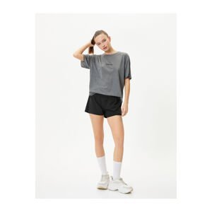 Koton Sports T-Shirt Comfort Fit Short Sleeve Crew Neck Viscose Blended