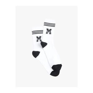 Koton College Socks with Letter Embroidered