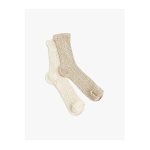 Koton Textured Socks Set of 2