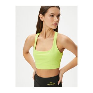 Koton Sports Bra Barbell Neck Back Cross Strap