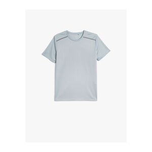 Koton Sports T-Shirt Reflective Printed Crew Neck Short Sleeve