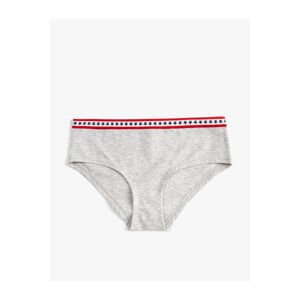 Koton Hipster Panties Slogan Printed