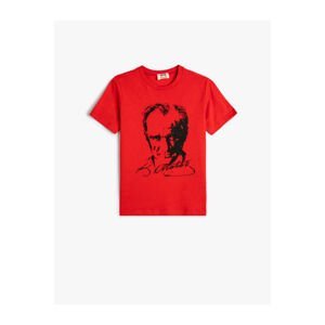 Koton Atatürk T-Shirt Short Sleeve Cotton