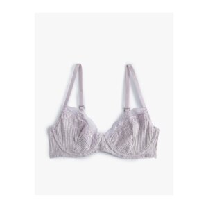 Koton Underwire Seamless Bra with Lace Detail