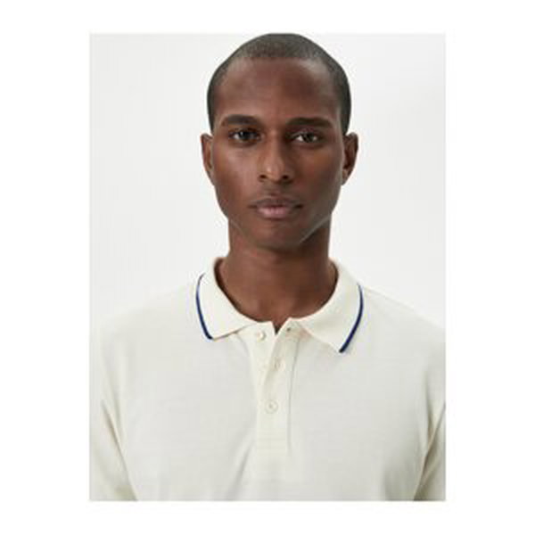 Koton Polo Neck T-Shirt Slim Fit Short Sleeved Tapered