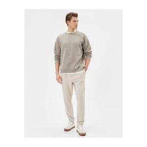 Koton Basic Jogger Sweatpants with Lace Waist Pocket