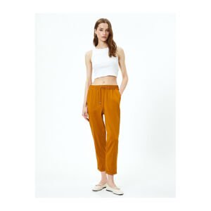 Koton Carrot Trousers Waist Tied Pocket Relaxed Cut