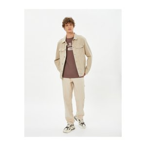 Koton Cargo Trousers Pocket Detailed Buttoned Cotton