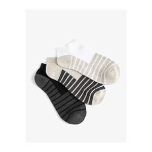 Koton Booties Socks Set Striped 3-Piece Multicolored